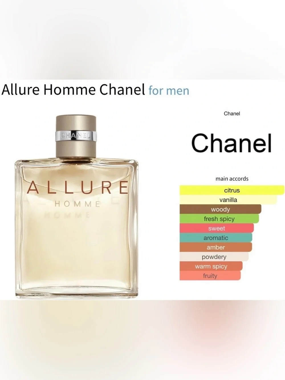 Chanel Allure Homme Eau de Toilette - 100ml